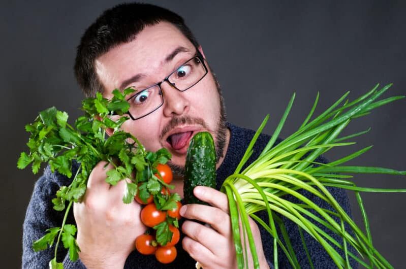 効能のための野菜とハーブ