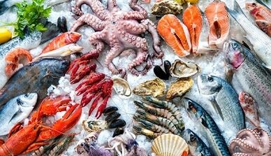 男性の効力を高めるための魚介類